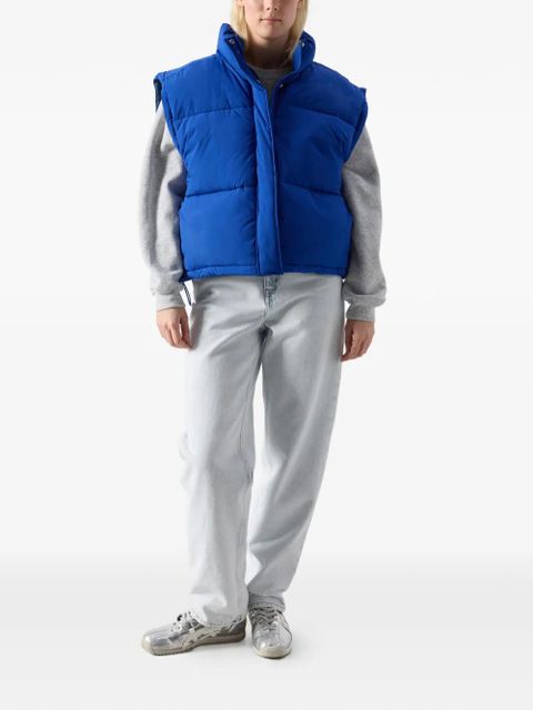 American Vintage Rofy puffer gilet - Blue - zdjęcie produktu nr 2