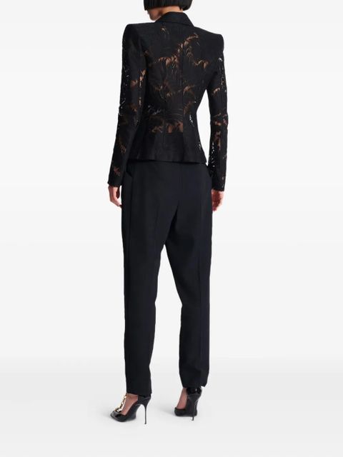 Balmain lace fitted jacket - Black
