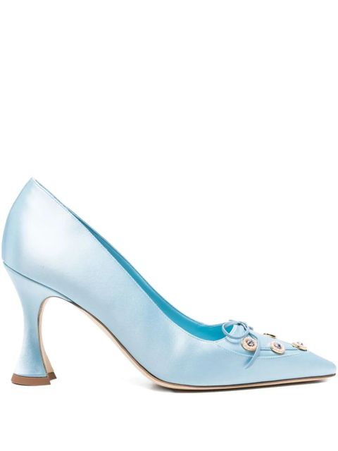 Manolo Blahnik 90mm Polypemahi pumps - Blue - zdjęcie produktu nr 1