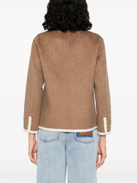 SANDRO button-down jacket - Brown