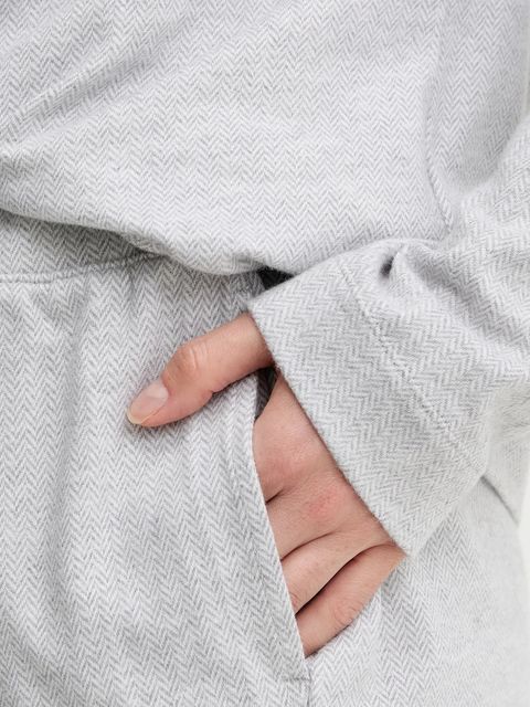 Lauren Ralph Lauren piżama bawełniana damska kolor szary bawełniana ILN72453