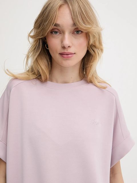 BOSS Orange t-shirt damski kolor fioletowy 50543499