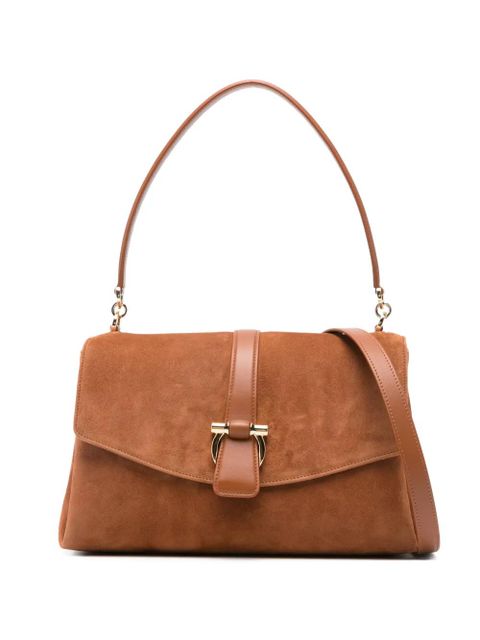 Ferragamo front flap shoulder bag - Brown - zdjęcie produktu nr 1