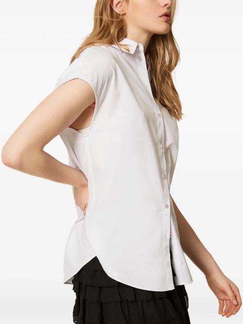 TWINSET x Myfo embroidered shirt - White