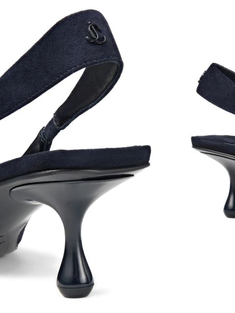 Jimmy Choo Amel buckle strap pumps - Blue