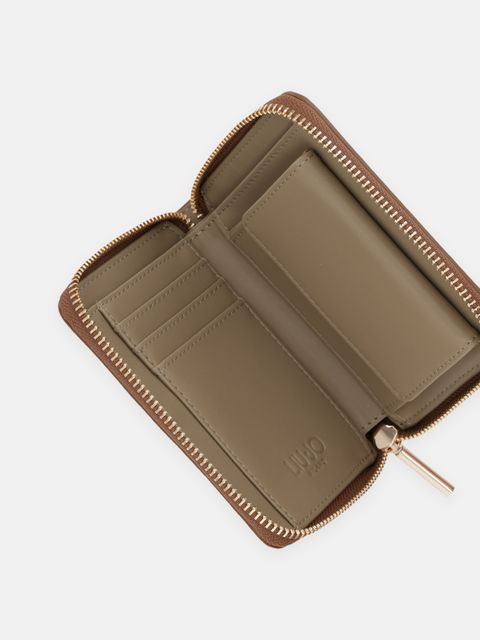 Liu Jo portfel damski kolor brązowy AA6156 E1109 - zdjęcie produktu nr 2