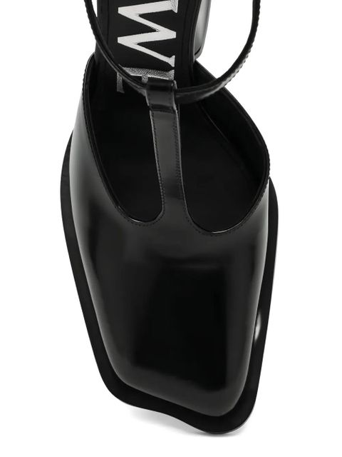 LOEWE 90mm T-strap square-toe pumps - Black