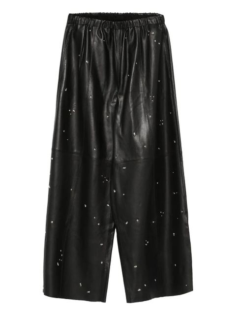 Alysi elasticated-waistband trousers - Black - zdjęcie produktu nr 1