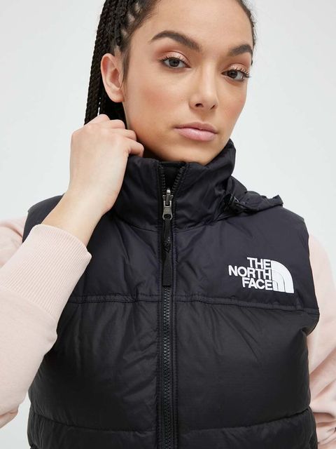 The North Face bezrękawnik 1996 RETRO NUPTSE VEST damski kolor czarny zimowy NF0A3XEPLE41