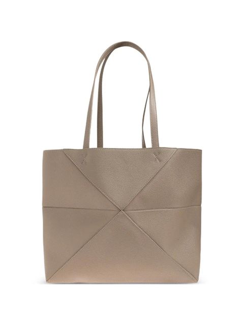 LOEWE medium Puzzle Fold tote bag - Neutrals - zdjęcie produktu nr 2