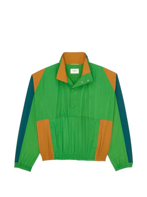 Saint Laurent button high-neck jacket - Green
