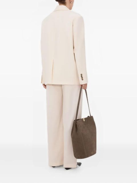 LouLou de Saison Donau Lds double-breasted flap blazer - Pink