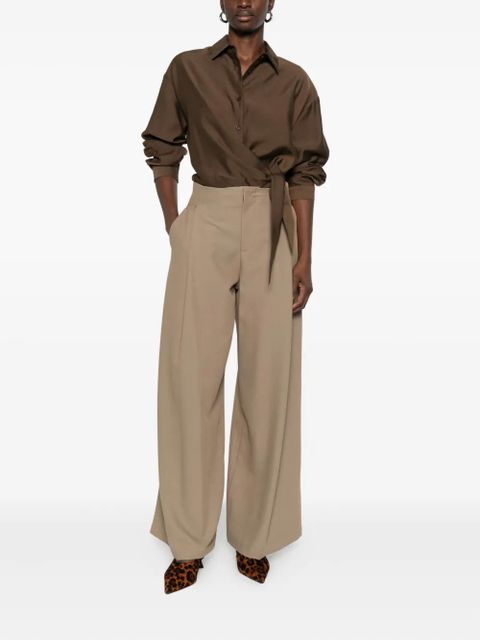 Eleh pleated pants - Green