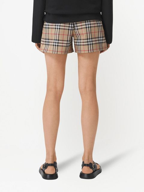 Burberry Vintage Check side-stripe shorts - Neutrals - zdjęcie produktu nr 2