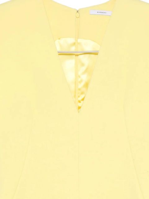 Givenchy V-neck split dress - Yellow - zdjęcie produktu nr 2