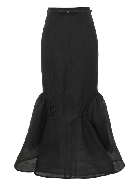 ZIMMERMANN Hypnotic panelled pencil midi skirt - Black - zdjęcie produktu nr 1