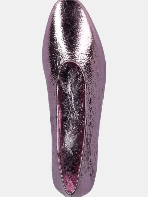 Jeffrey Campbell baleriny skórzane Romp kolor fioletowy JC-1268-2-14