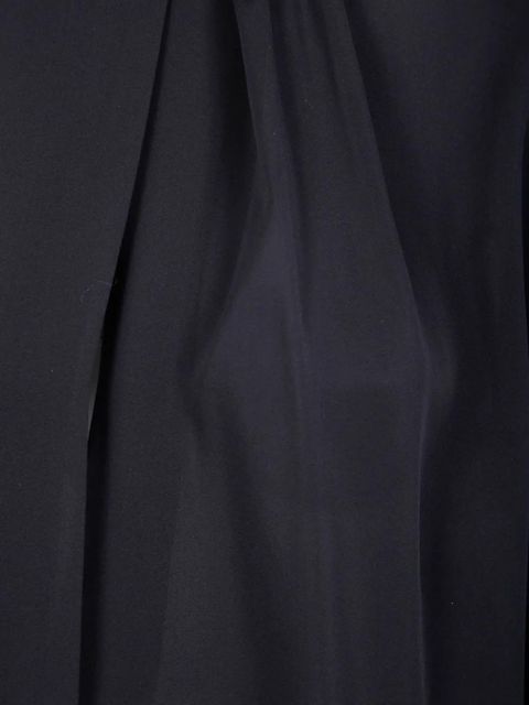 TOM FORD asymmetric-neck keyhole blouse - Black - zdjęcie produktu nr 2