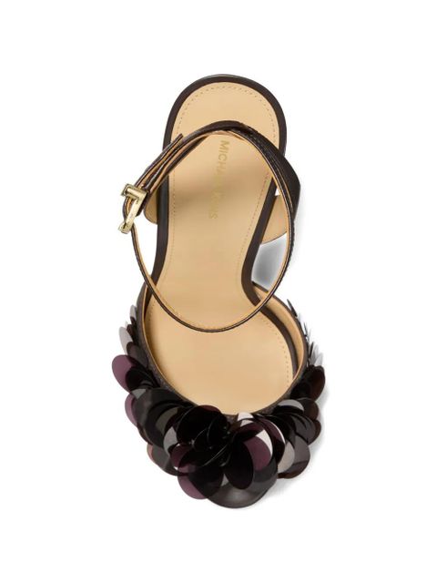 Michael Kors sequin embellished sandalS - Brown