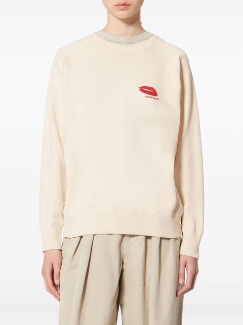 MARANT ÉTOILE MILLYNY embroidery sweatshirt - Neutrals
