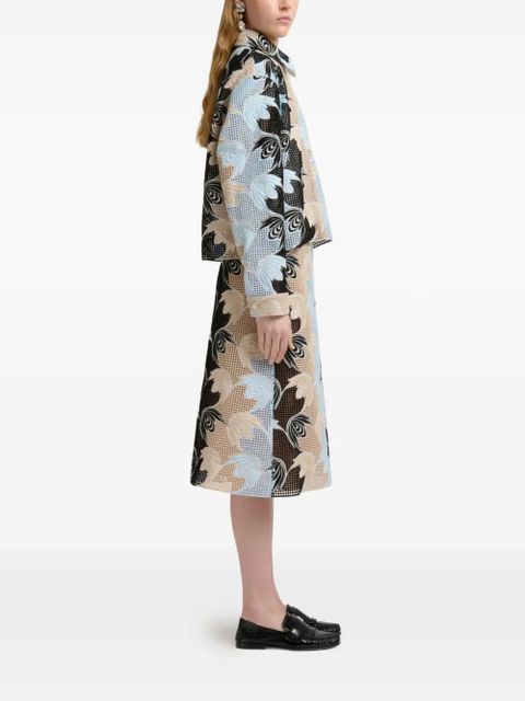 Marni embroidered broderie anglaise shirt - Black