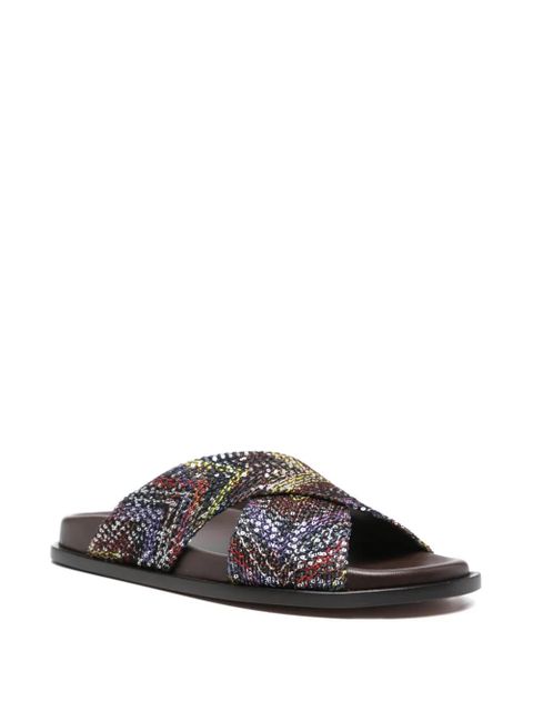 Missoni criss-cross-strap sandals - Black - zdjęcie produktu nr 2