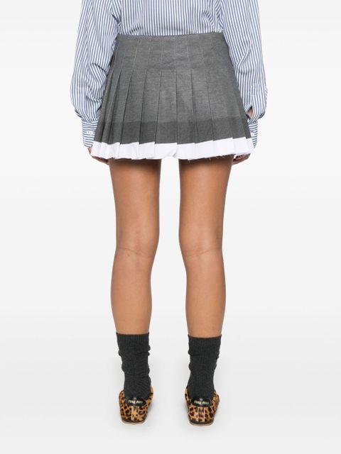 Miu Miu knitted mini skirt - Grey
