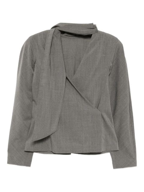 Jacquemus Chale blouse - Grey - zdjęcie produktu nr 1