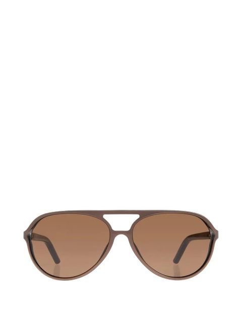 Jacquemus pilot-frame sunglasses - Brown - zdjęcie produktu nr 1