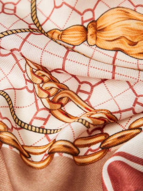 TWINSET chain-print scarf - Pink - zdjęcie produktu nr 2