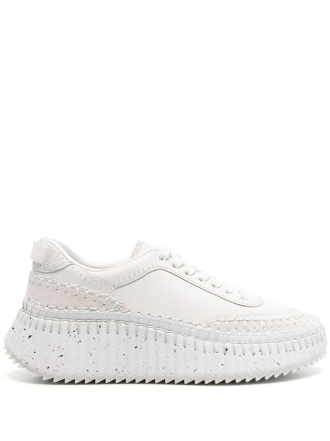 Chloé Nama whipstitch-detailed sneakers - White - zdjęcie produktu nr 1