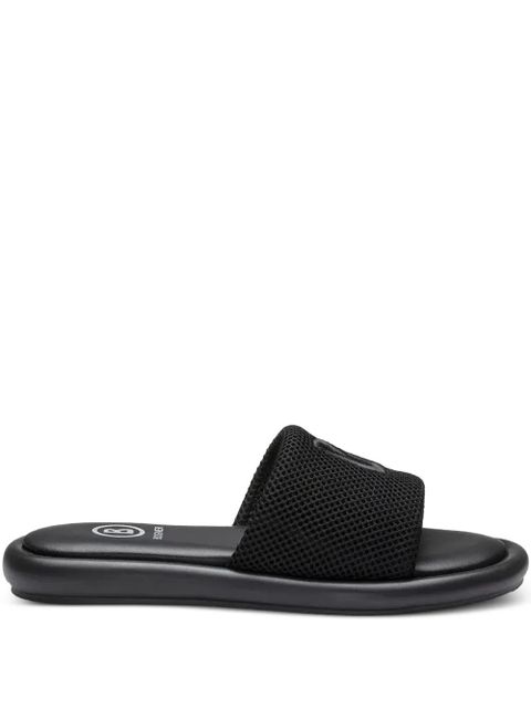 BOGNER logo-detail mesh flat sandals - Black - zdjęcie produktu nr 1
