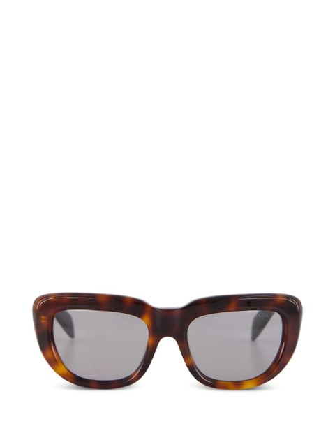 Prada tortoise-shell rectangle-frame sunglasses - Brown - zdjęcie produktu nr 1
