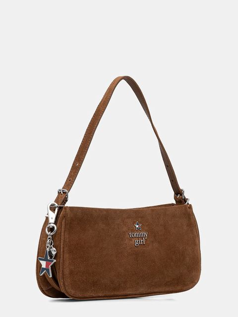 Tommy Jeans torebka skórzana kolor brązowy AW0AW18309 - zdjęcie produktu nr 2