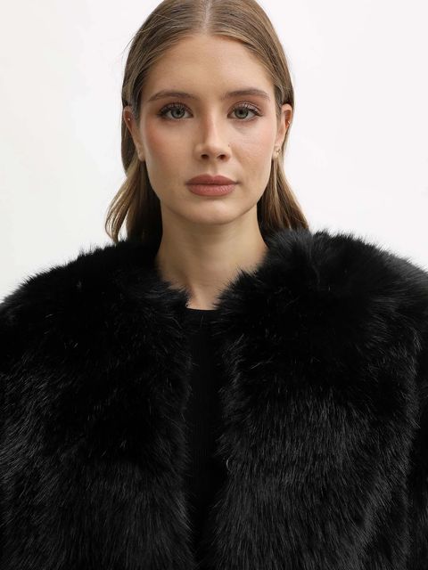 Blugirl Blumarine kurtka kolor czarny przejściowa RF5212.E1088