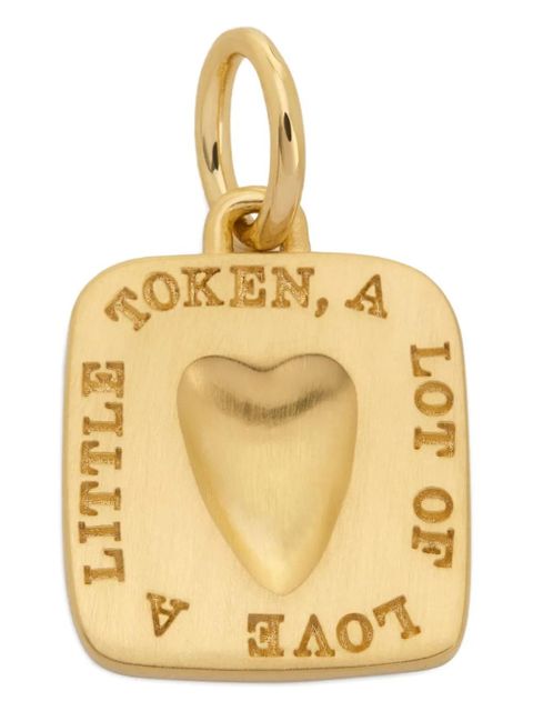 Monica Vinader GP Love Token pendant - Gold