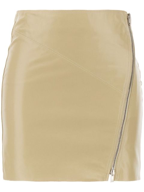 ISABEL MARANT Jeanne leather skirt - Neutrals - zdjęcie produktu nr 1