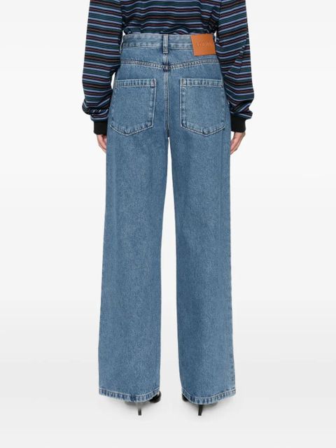 LOEWE logo-embroidered jeans - Blue