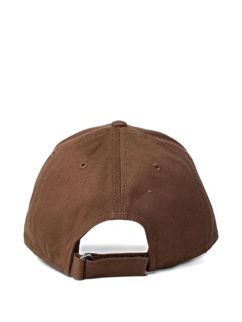 Moncler logo-patch baseball cap - Brown
