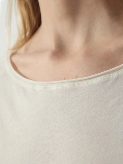 American Vintage Laloom boat-neck T-shirt - White