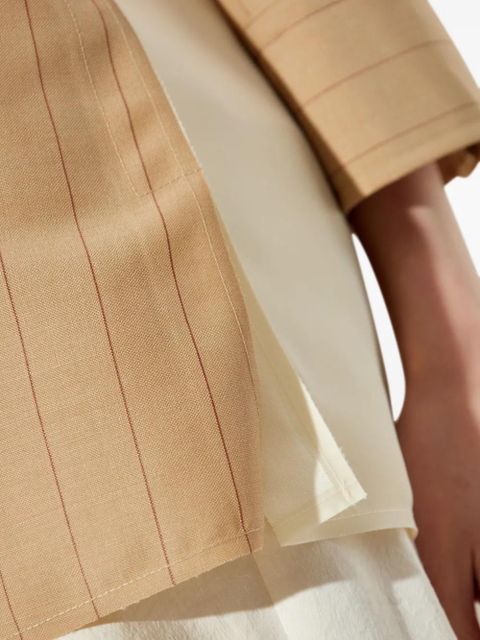 Jil Sander pinstriped blouse - Neutrals