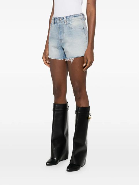 Alexander Wang frayed shorts - Blue