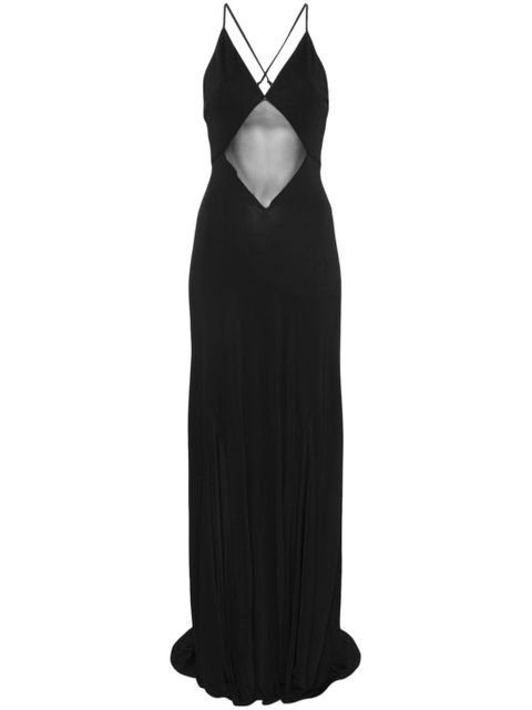 STAUD Fleur gown - Black