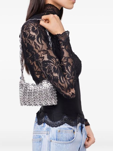 Rabanne 1969 nano shoulder bag - Silver