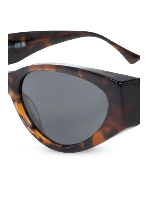 Versace Eyewear Havana oval-frame sunglasses - Brown
