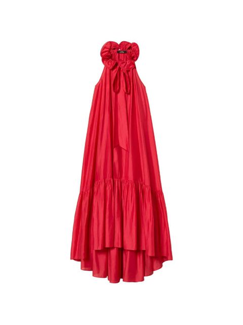TWINSET ruffled midi dress - Red - zdjęcie produktu nr 1