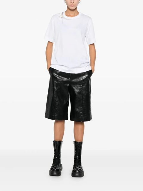 Simone Rocha pearl-detail T-shirt - White - zdjęcie produktu nr 2