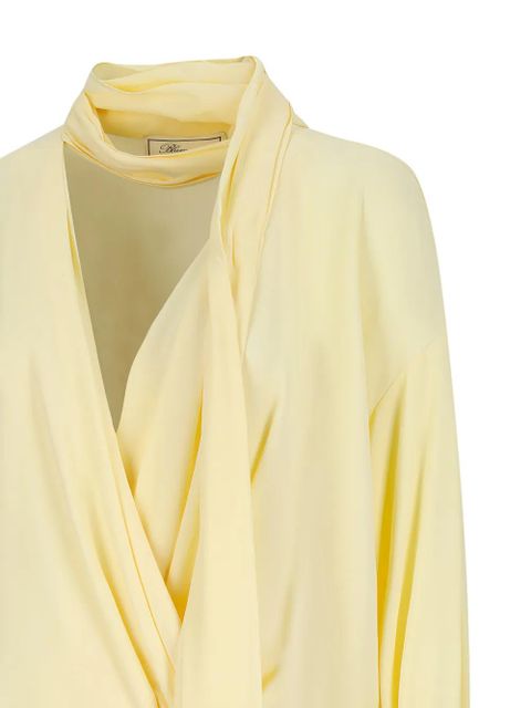 Blumarine tie-neck blouse - Yellow
