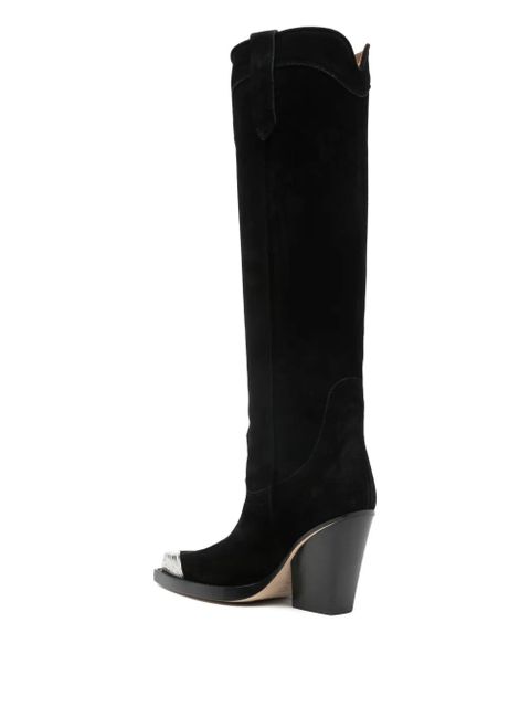 Paris Texas El dorado metal toe 90mm boots - Black