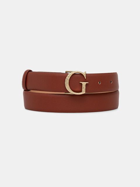 Guess pasek damski kolor czerwony BW9271 P5430 - zdjęcie produktu nr 1